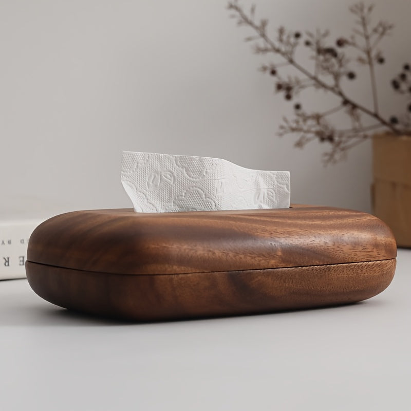 Nara™ウォールナット材ティッシュボックス（22.0/13.0 cm）